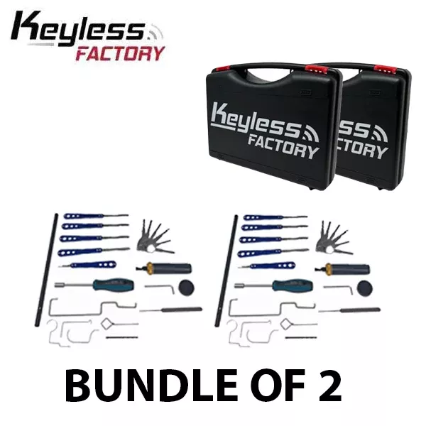 2 x KeylessFactory - GM Ignition Service Kit - 10 Cut - Column Mount & In Dash Ignitions - 18 PCS (BUNDLE OF 2)