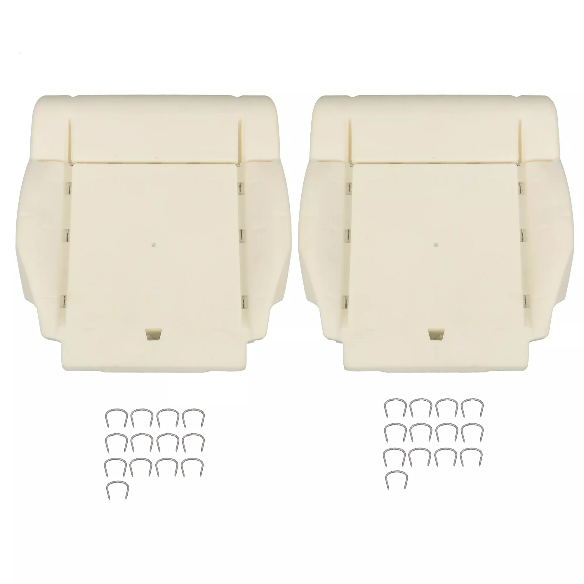 2pcs Driver and Passenger Side Bottom Foam Cushion Replacement for Wrang-ler 2007-2012