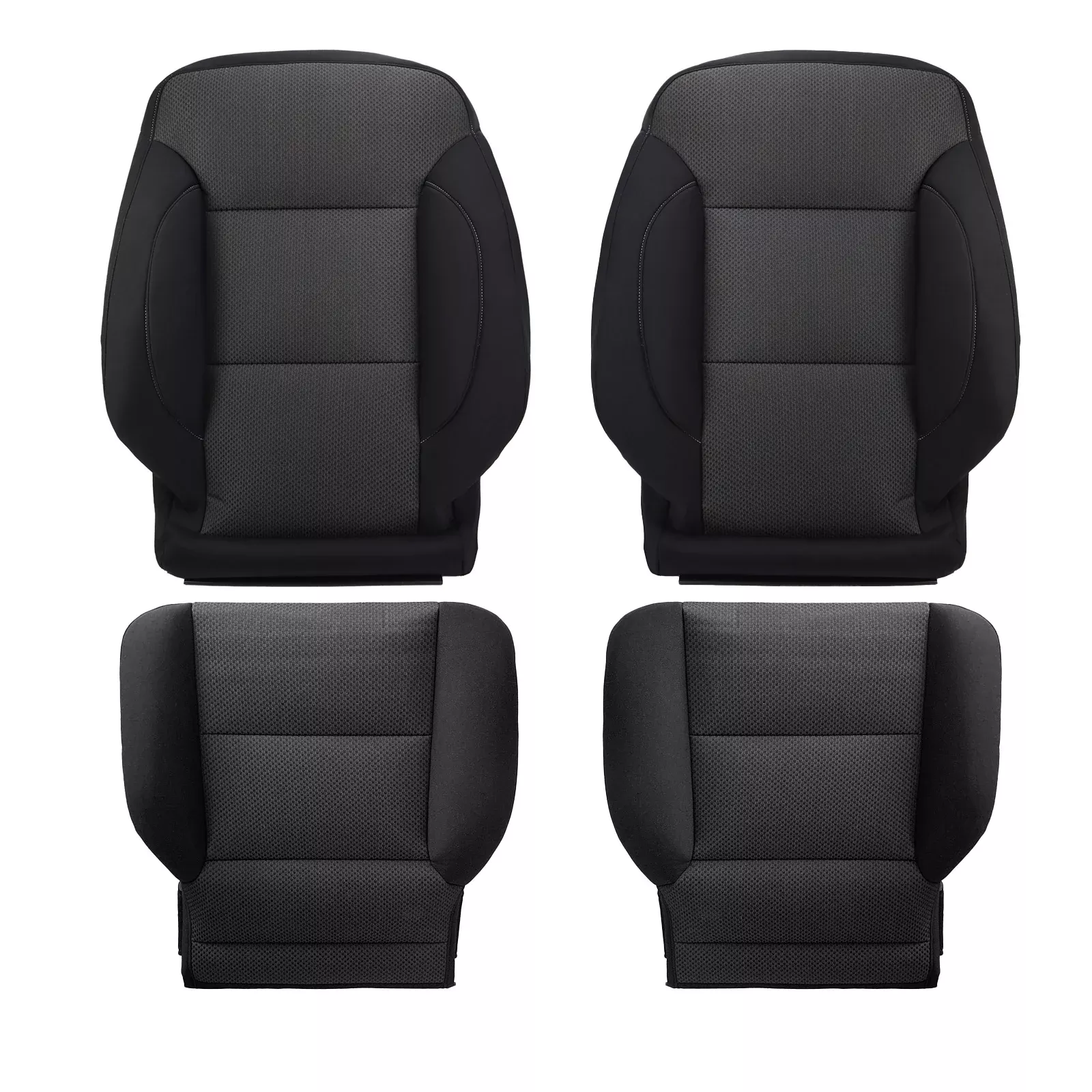4Pcs Cloth Seat Cover Replacement for Silverado 2014-2019