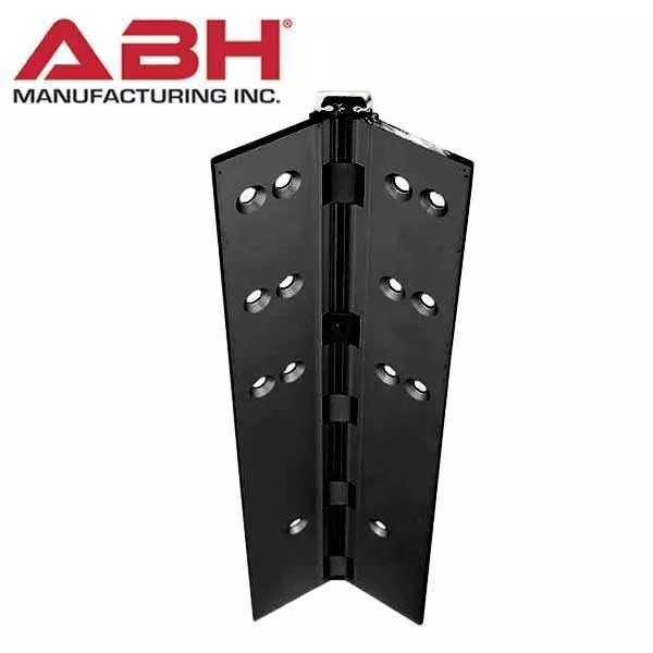 ABH - A110HD - Continuous Hinges - Geared - Concealed - Heavy Duty - Full Mortise - Flush Mount - Aluminum - Black - 85"