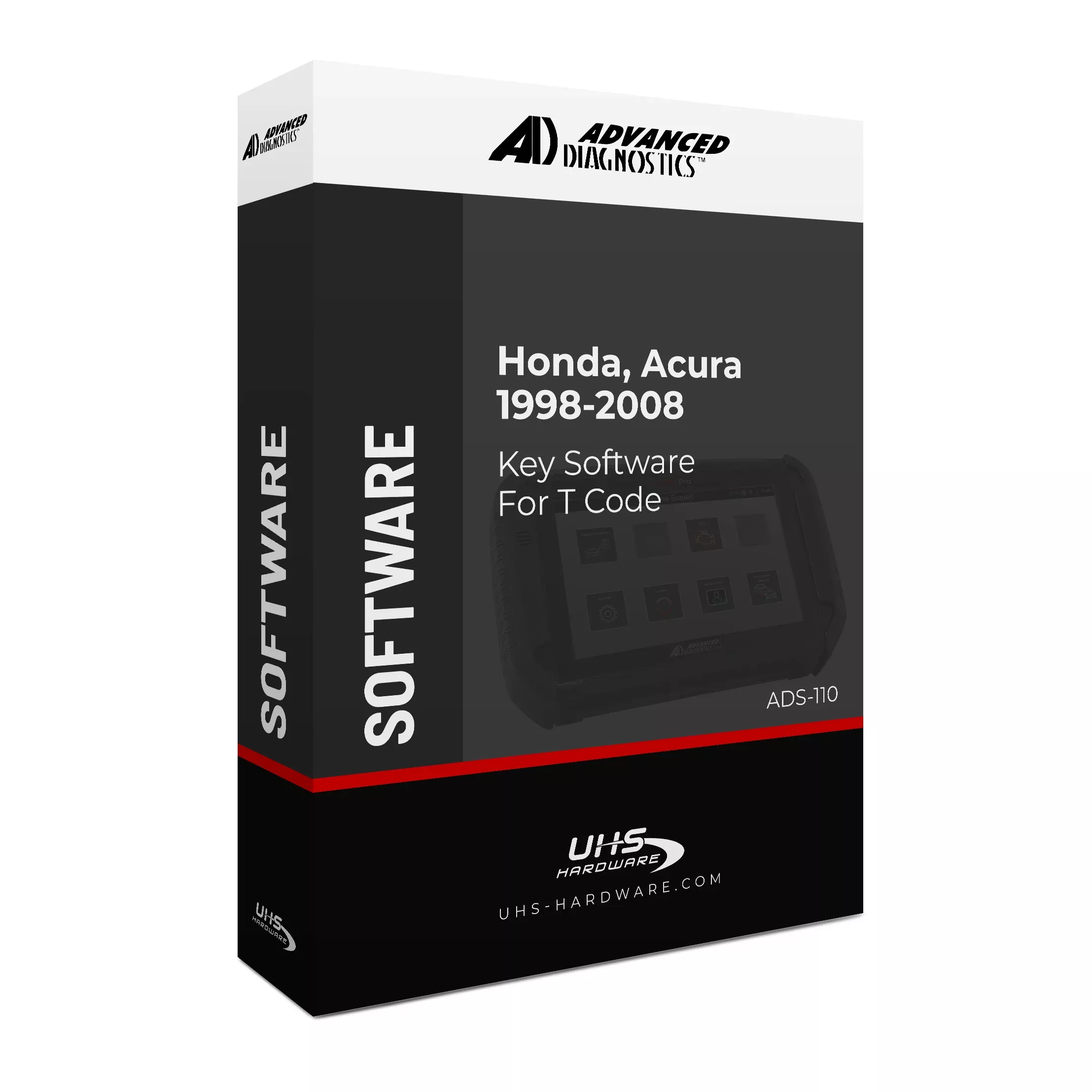 Advanced Diagnostics - ADS110 - 1998 to 2008 Honda / Acura Key Programming Software For T Code - Category A