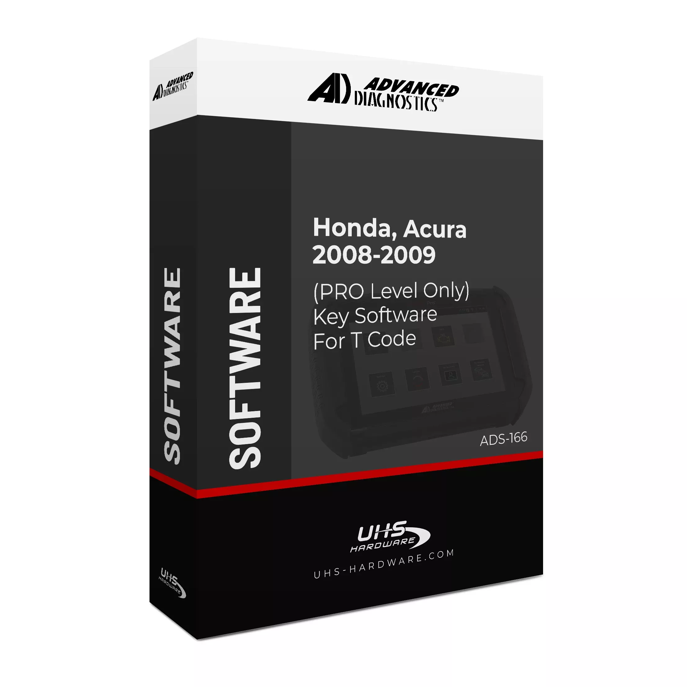 Advanced Diagnostics - ADS166 - 2008-2009 - Honda / Acura Key Software For T Code - PRO Level Only - Category A