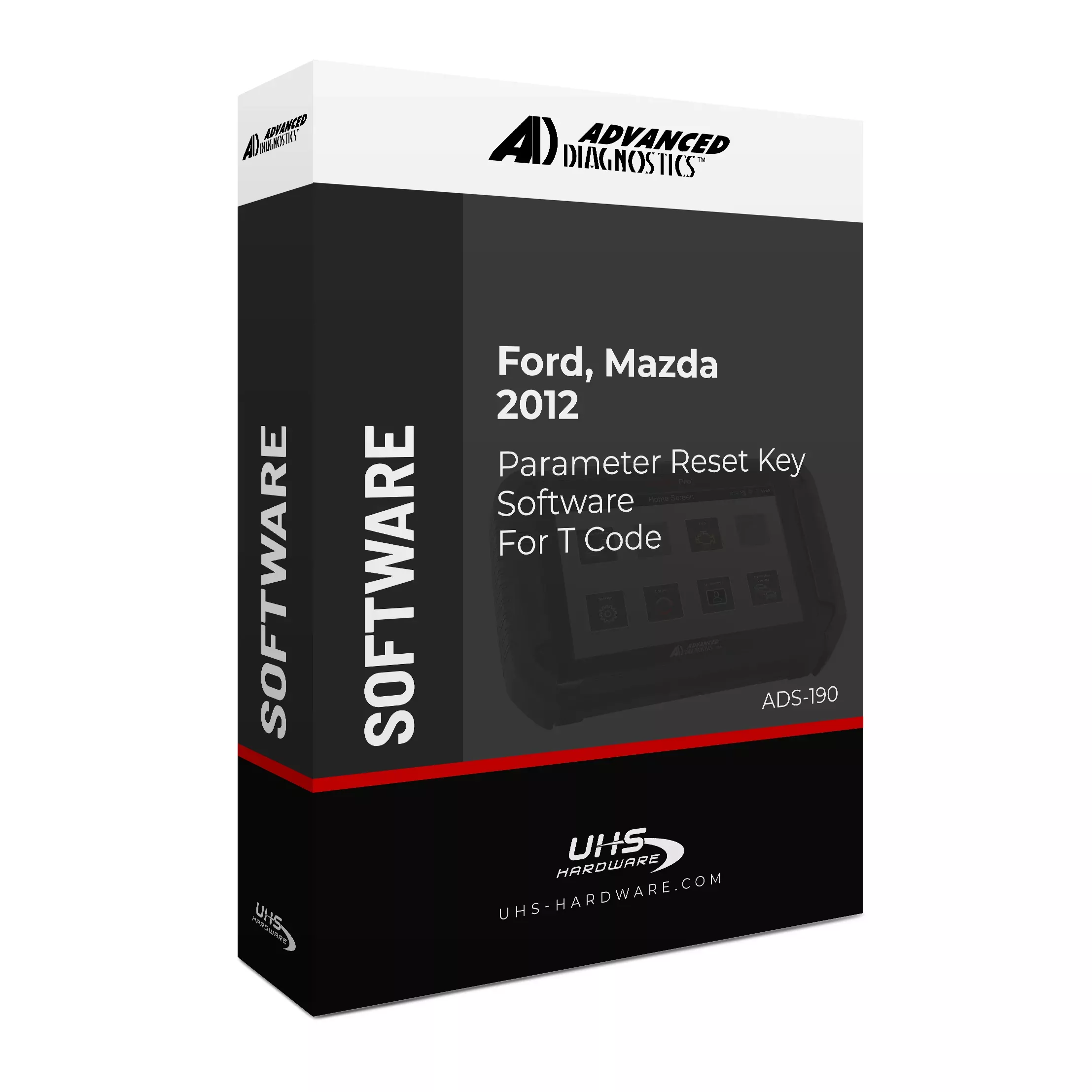 Advanced Diagnostics - ADS190 - 2012 - Ford / Mazda Parameter Reset Key Software For T Code - PRO Level Only - Category C