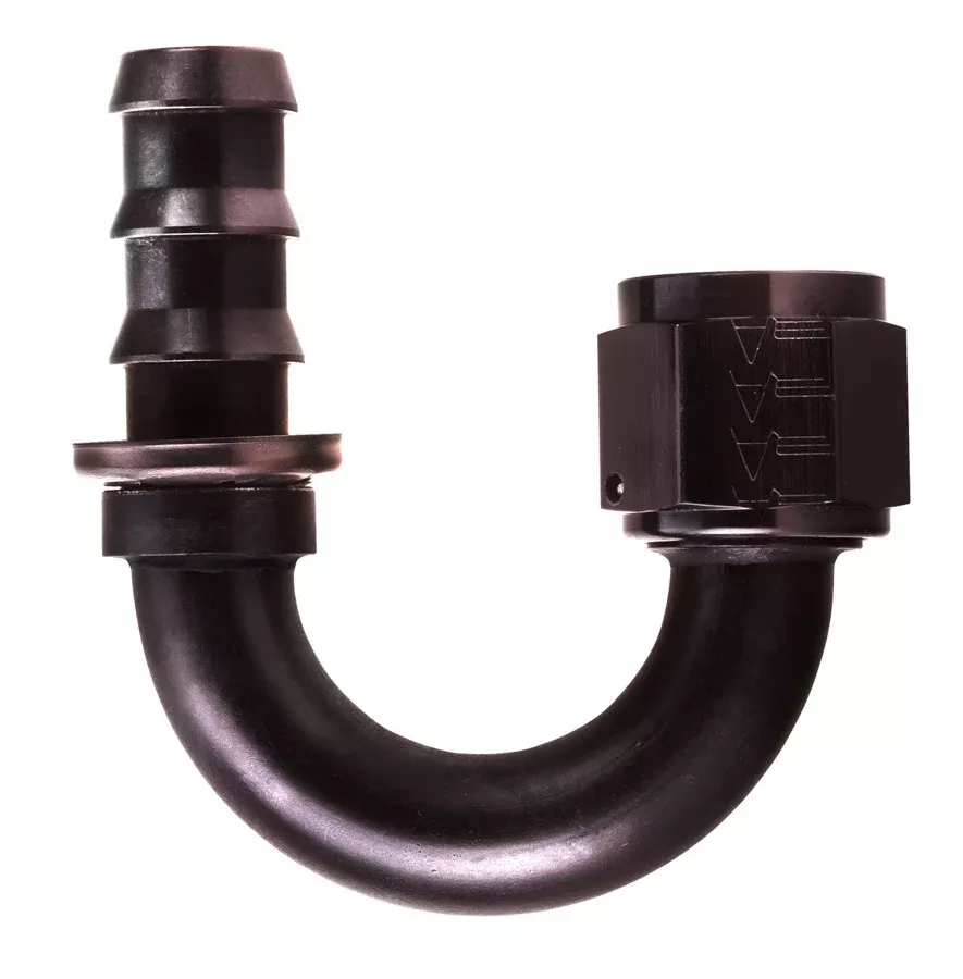 Aeroquip - #6 180 Degree Socketless Black