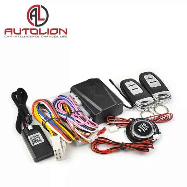 AutoLion - ST8808 - Remote Control Ignition Kit - Push Button Start - Remote Start - Remote Lock/Unlock - Remote Trunk Release - Automatic Window Closing - Anti Theft - Bluetooth
