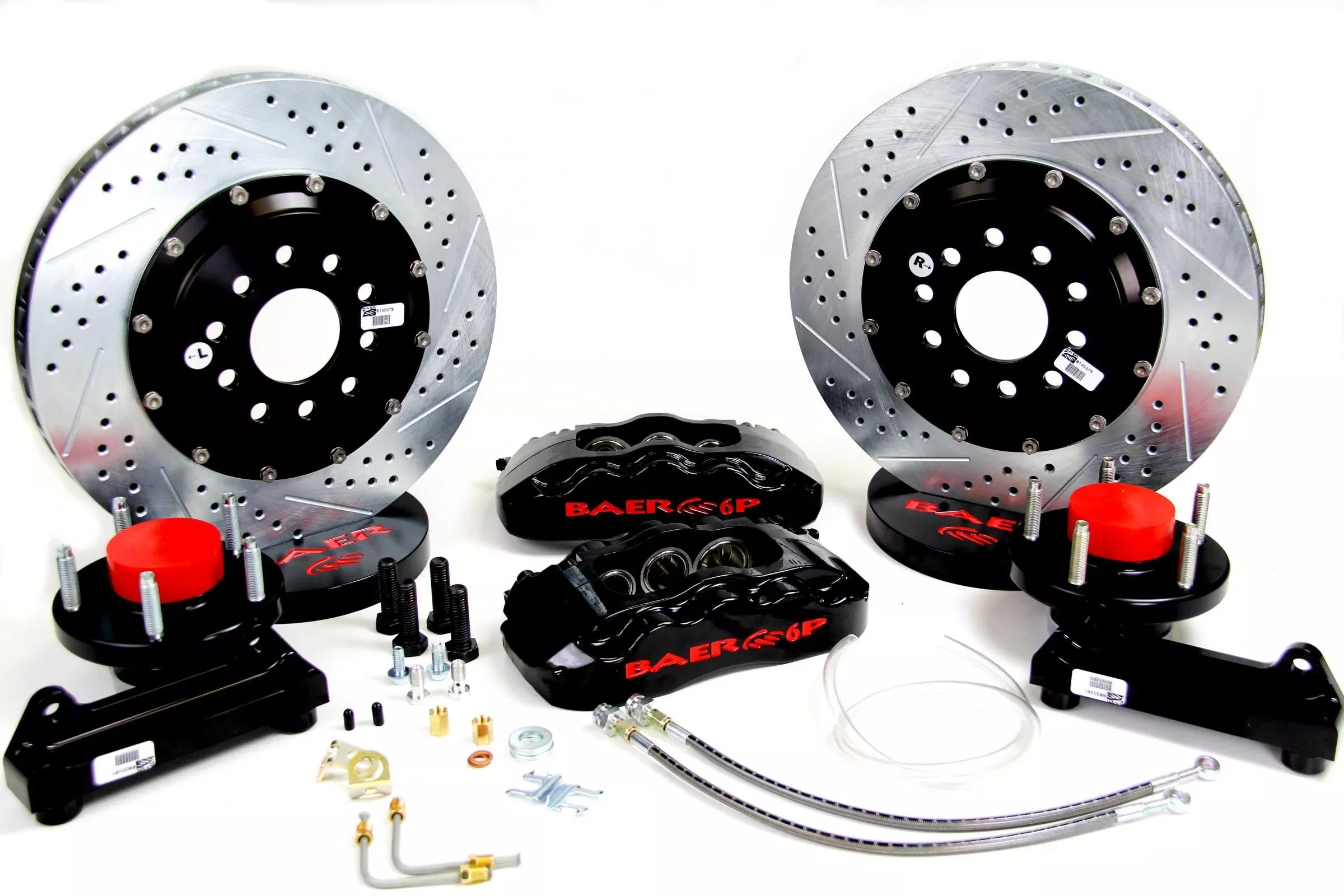 Baer Brake Systems - Baer Brakes 14" Pro+ Front Brake Kit, Black, SDZ, Std. Studs