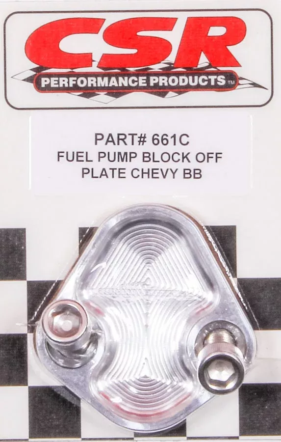 BBC F/P Block Off Plate Clear