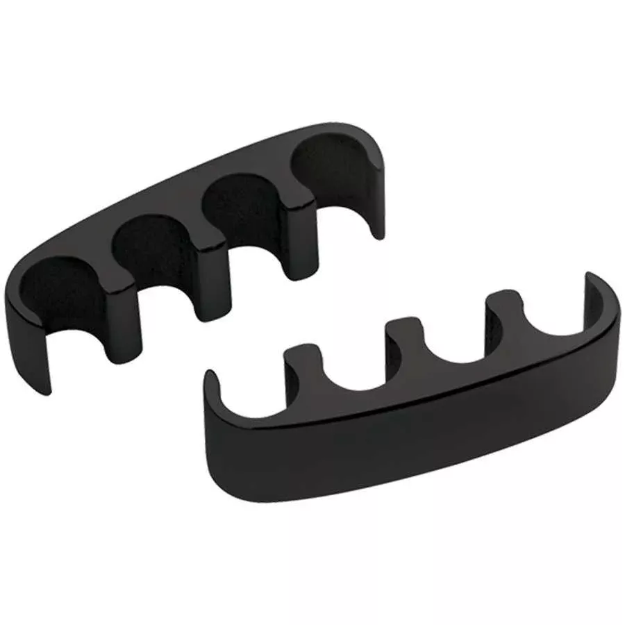 Billet Specialties - 4 Wire Separator Floating Black Pair