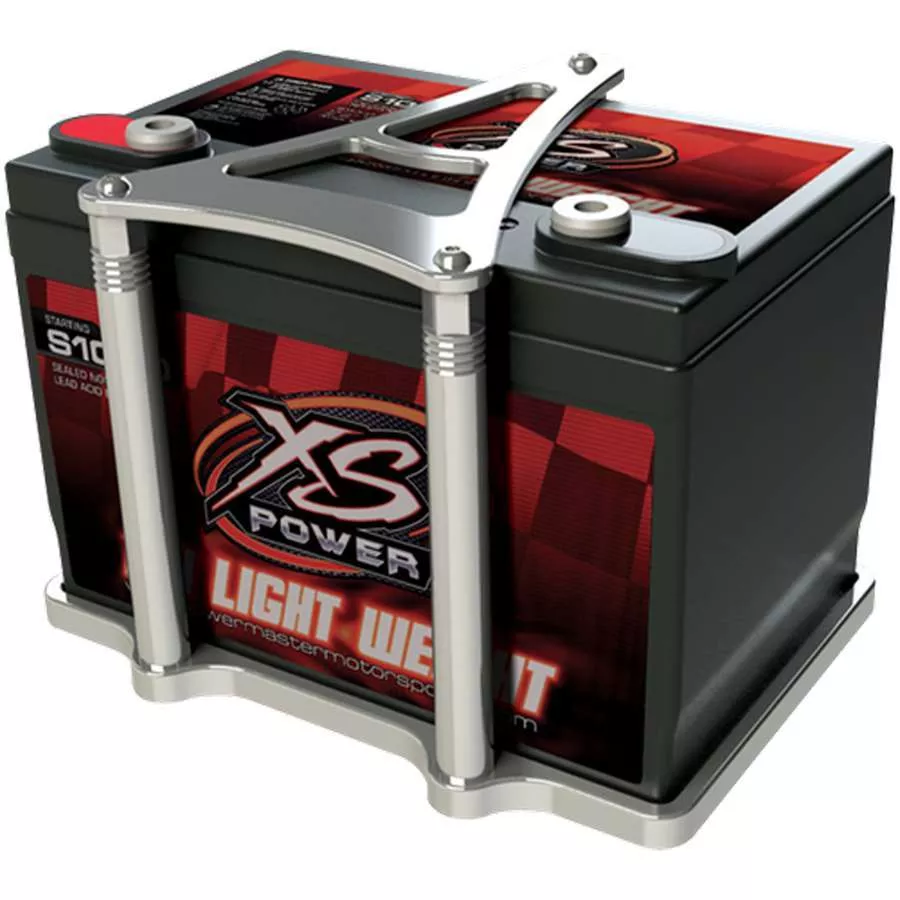 Billet Specialties - Battery Mount Polished XS Power