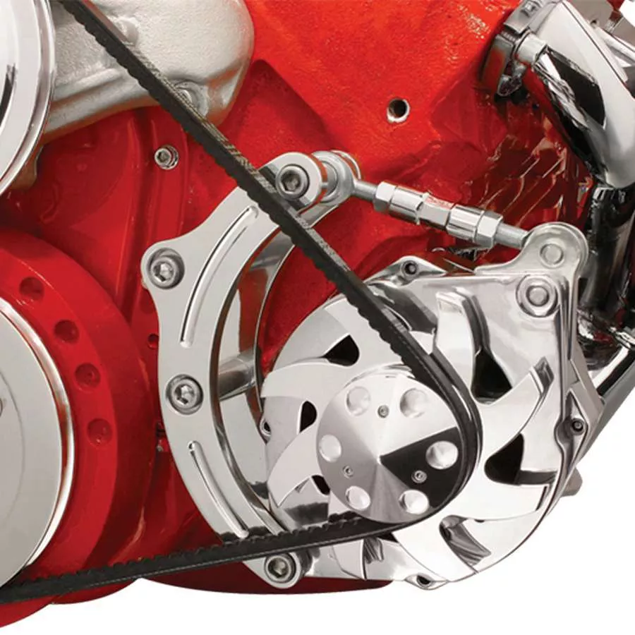 Billet Specialties - BBC Alt Bracket SWP Low Mount Drivers Side