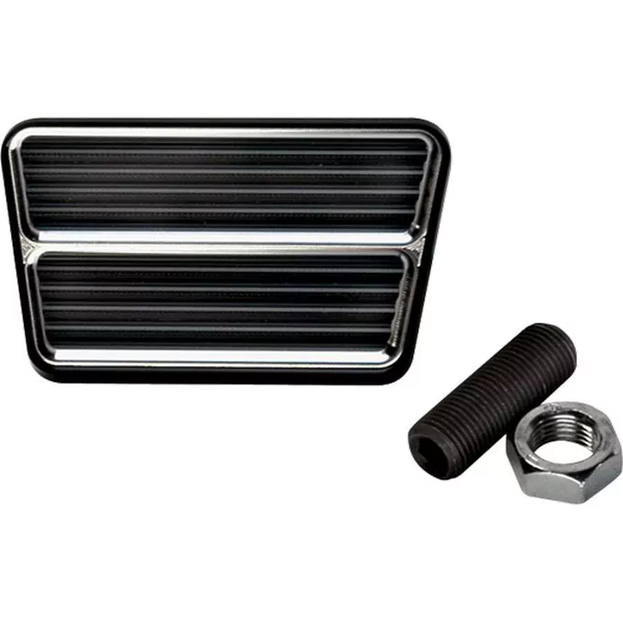 Billet Specialties - Black Rectangle Brake Pedal