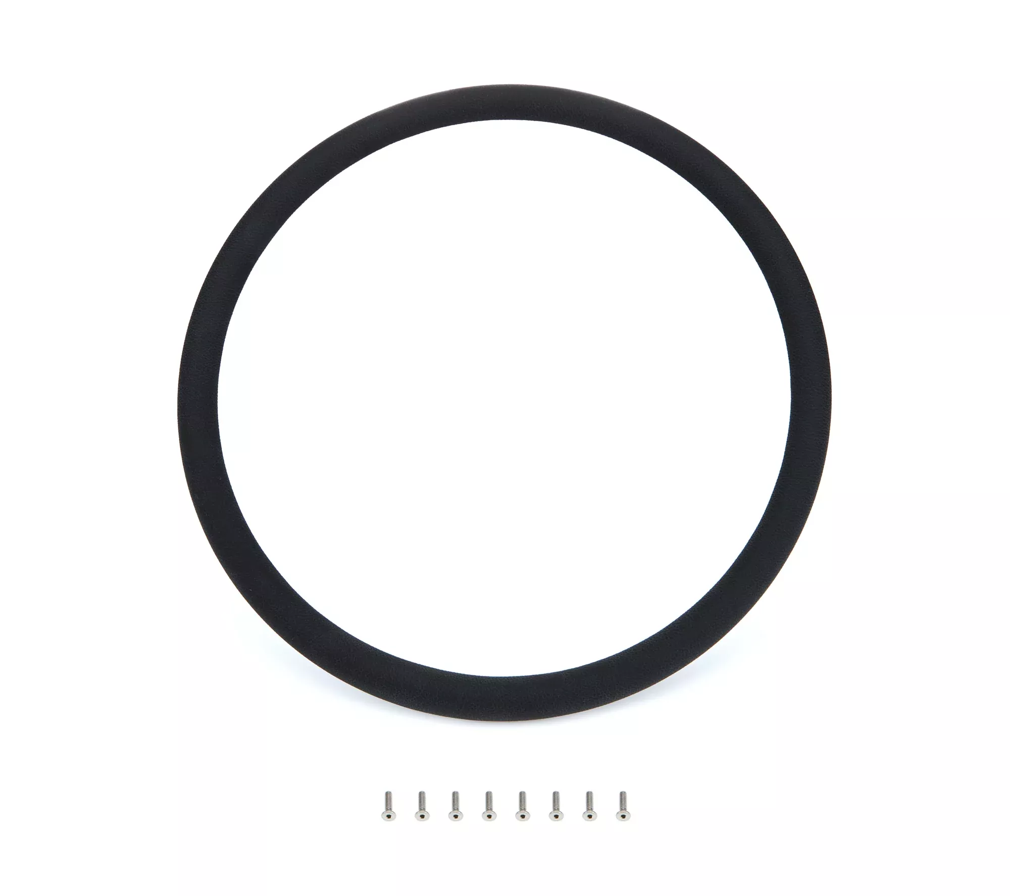 Billet Specialties - Half Wrap Ring For 15.5in Wheel Black Leath