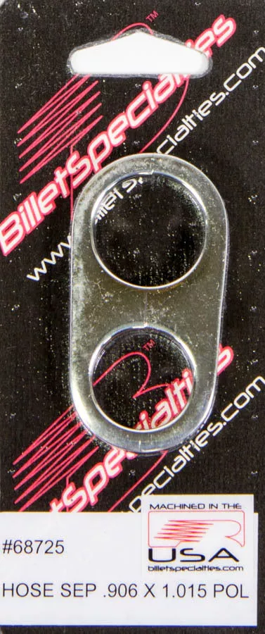 Billet Specialties - Hose Separator.906x1.015 -Polished