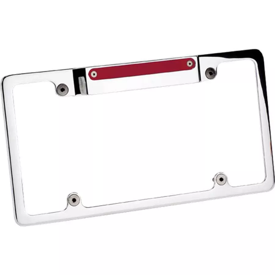 Billet Specialties - License Frame w/3rd Brake Light Polished