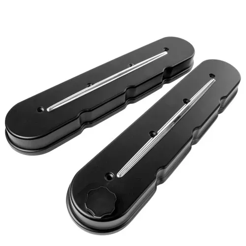 Billet Specialties - LS Streamline Valve Covers Satin Black