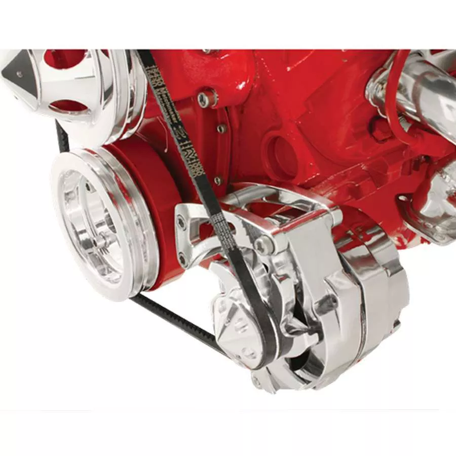 Billet Specialties - SBC Alt Bracket SWP Low Mount Drivers Side