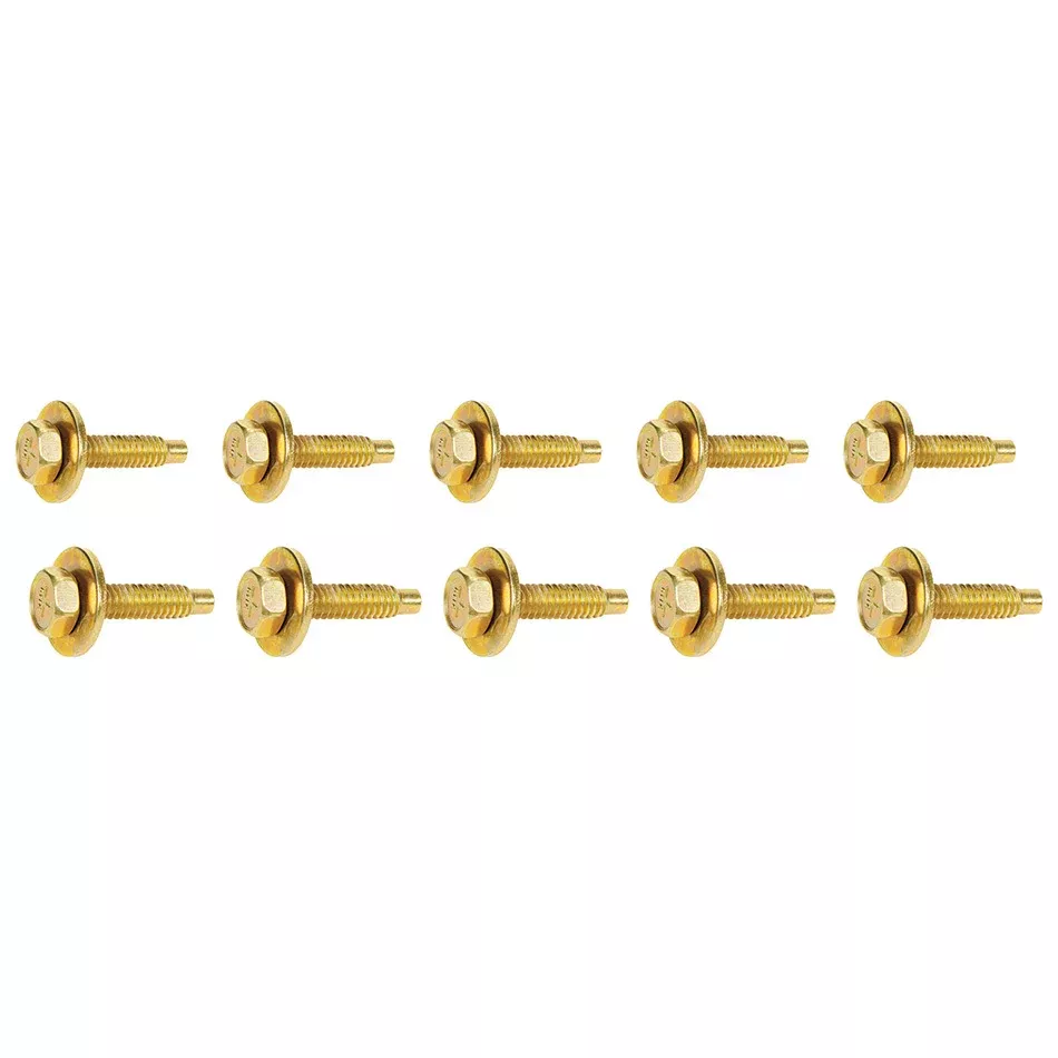 Body Bolt 1-1/8in 10pk Gold