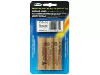 C6-5 Model Rocket Engines (3pk)