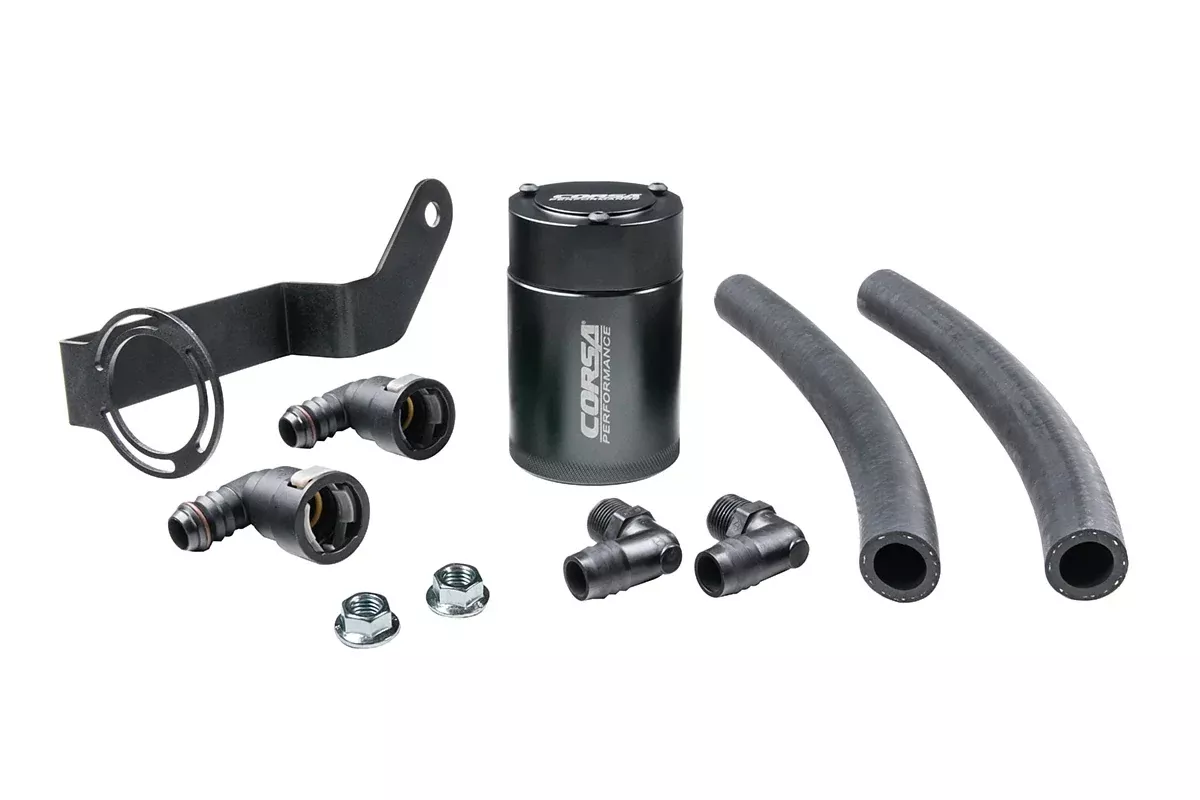 Corsa Performance - 15- Dodge Charger 6.2L Catch Can