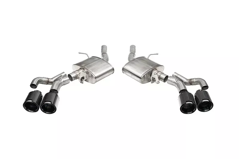 Corsa Performance - 24- CT5-V Blackwing Axle Back Exhaust Blk CF