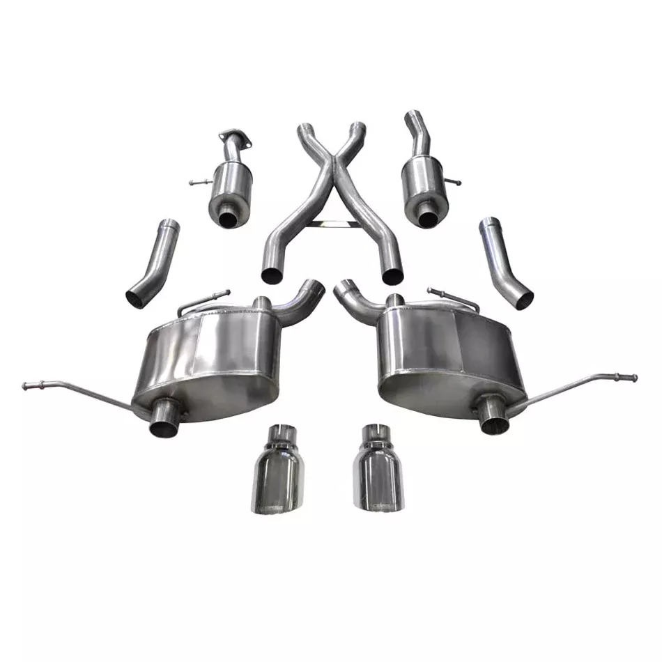 Corsa Performance - Exhaust Cat-Back - 2.5in Cat-BackDual Rear