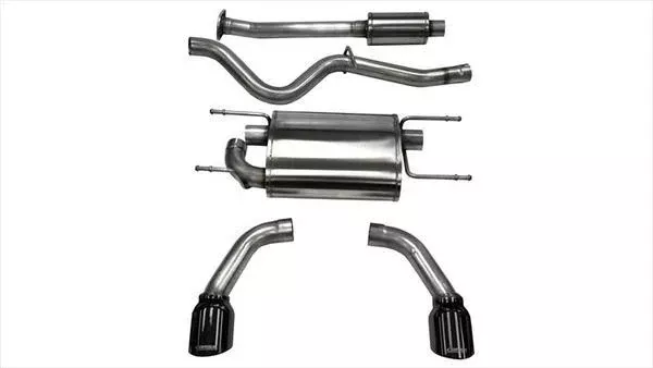 Corsa Performance - Exhaust Cat-Back - 2.5in Dual Rear Exit