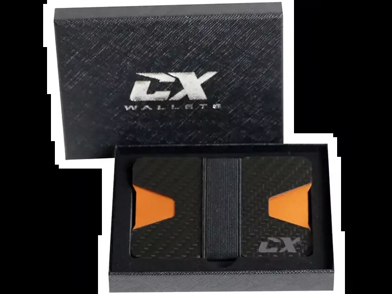 CX Wallets Carbon / Orange