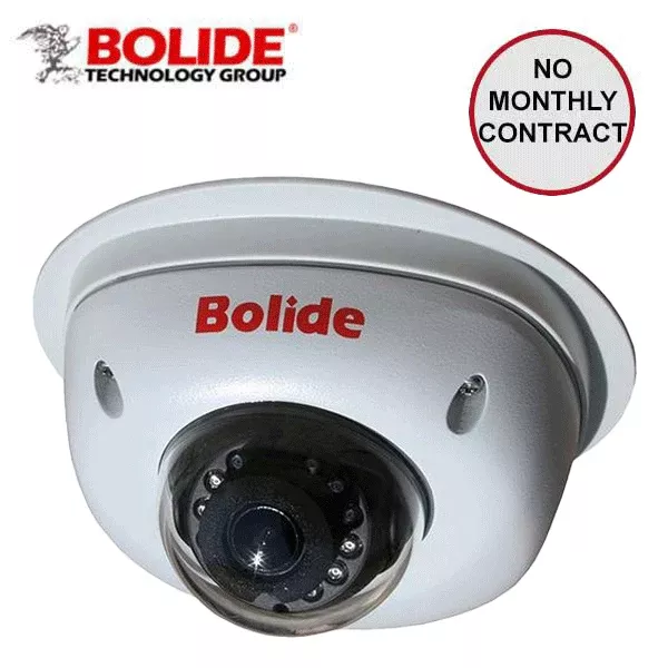 *Discontinued* Bolide - BN8009HA - IP / 5MP / Dome Camera / Fixed / 2.8mm Lens / Outdoor / IP67 / 10m IR / DC 12V - POE / White