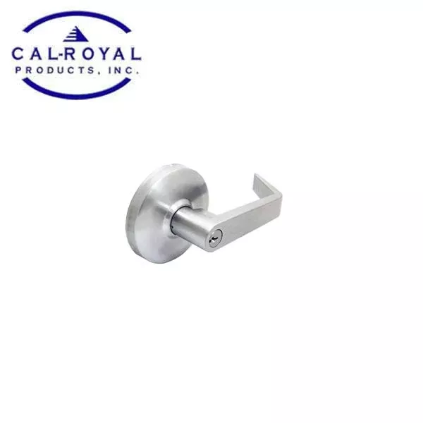 *Discontinued* Cal-Royal - ENT00L - Deadbolt - Deadbolt - Entry Function - Satin Chrome - Optional Function - Grade 1
