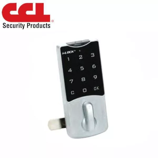 *Discontinued* CCL - E902VSS - I-Lock Electronic Cabinet / Cam Lock - Vertical - Standard Mode - 10 Buttons - Silver