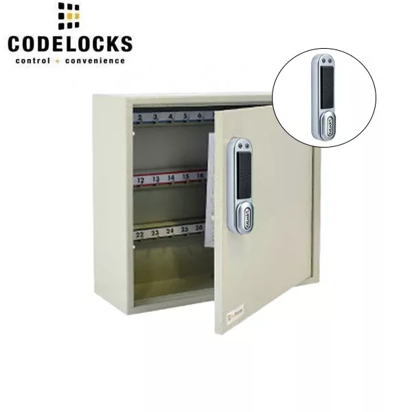 *Discontinued* CodeLocks - Key Secure Hook Key Cabinet w/ KL1000 - RFID - Keyless Access - Private & Public Function - Master & User - Optional Storage
