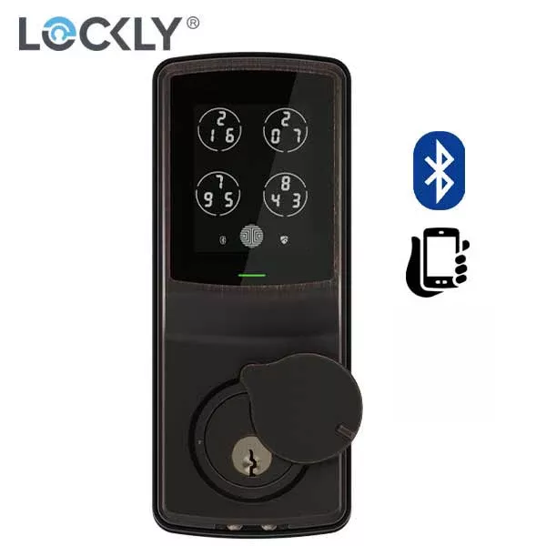 *Discontinued* Lockly - PGD728VB - Secure Electronic Deadbolt - Bluetooth - Venetian Bronze