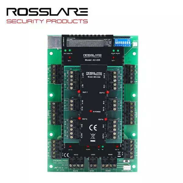 *Discontinued* Rosslare - AC225 - Expandable Networked Access Control - PCBA Only - 2 Readers - RS-485 - 30K Users - 20K Event History - 12VDC