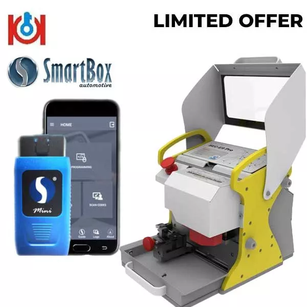 *Discontinued* SEC-E9 PRO Automatic Key Cutting Machine (Generation V) + SmartBox - Mini Key Programmers