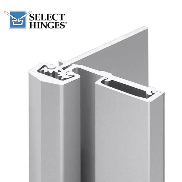 *Discontinued* Select Hinges - 53 - 95" - Geared Half Surface Concealed Continuous Hinges - Aluminum - Heavy Duty