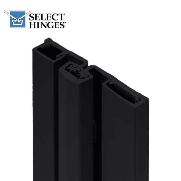 *Discontinued* Select Hinges - 57 - 83" - Geared Full Surface Continuous Hinge - Black - Heavy Duty