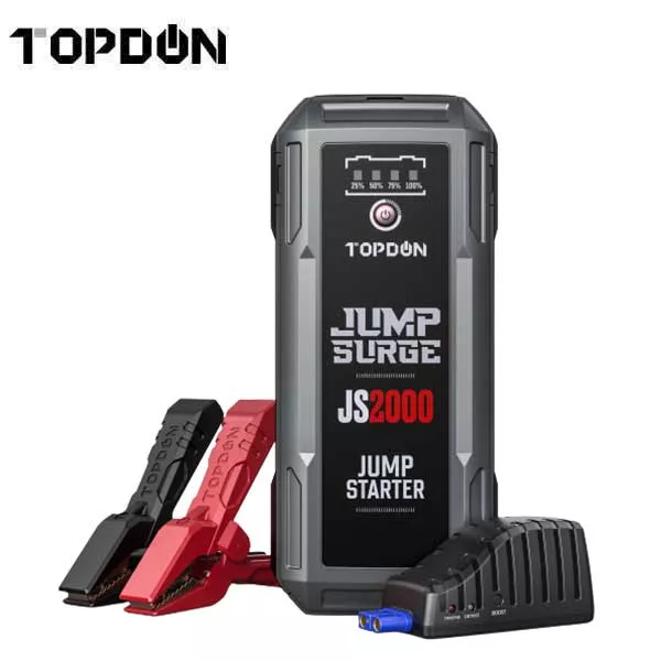 *Discontinued* TOPDON - JumpSurge 2000 - Power Bank & Jumpstarter - Boost Function - w/Flashlight - 12V