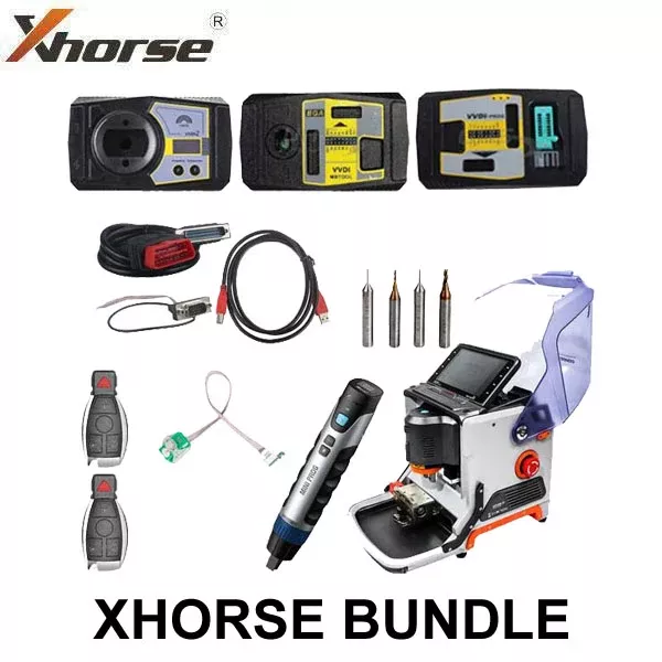 *Discontinued* Xhorse - Complete Cut & Programming Bundle - Condor Mini Plus - VVDI2 - VVDIMB - VVDIPROG - MiniPROG - SOIC8 Adapter - 1 Year Unlimited MB Tokens- 2 Keys