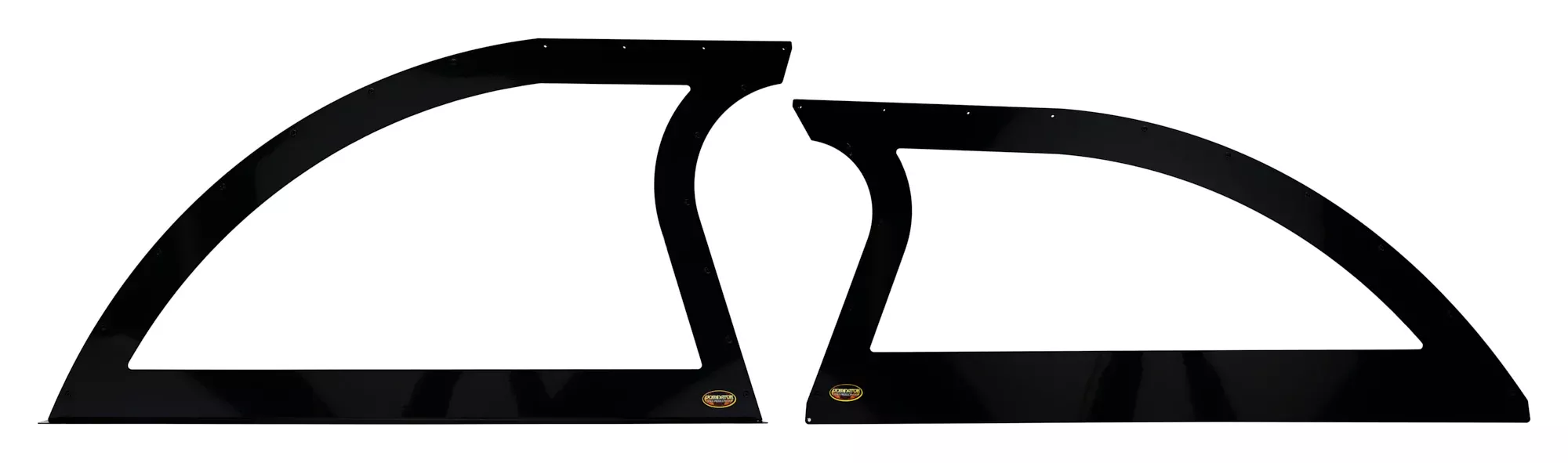Dominator Race Body - Aluminum Sails Black Pair Open Style