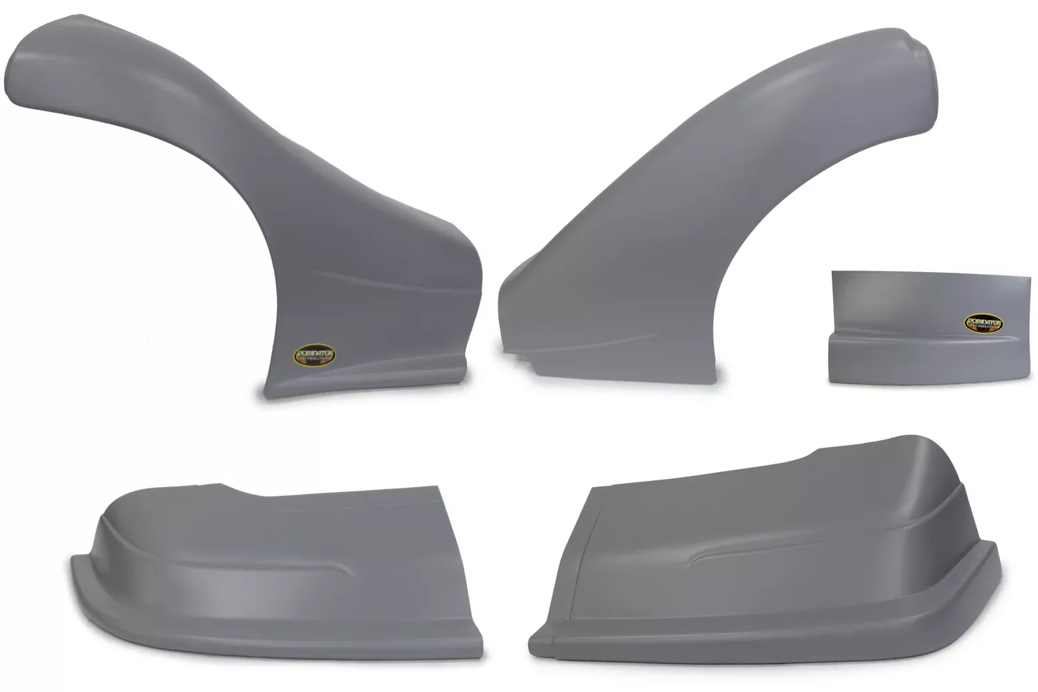 Dominator Race Body - Dominator Late Model Nose Kit Gray