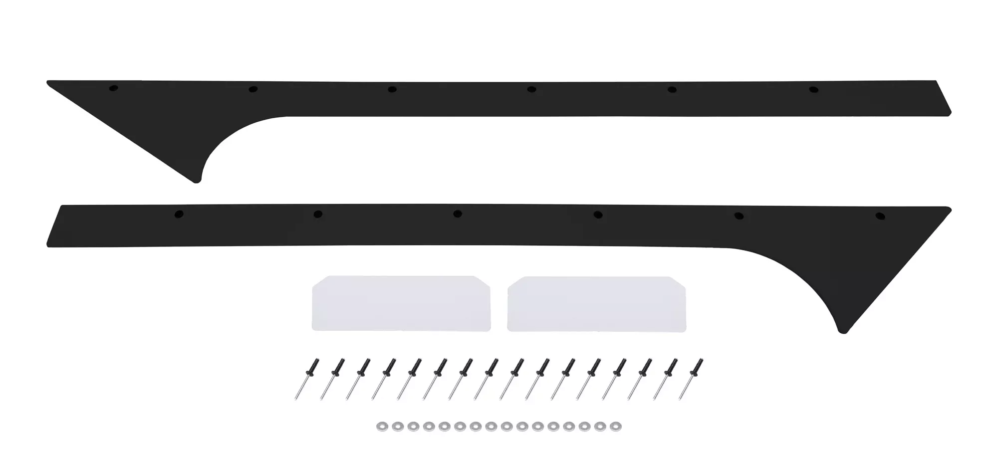 Dominator Race Body - Pillar A Pair Late Model Black
