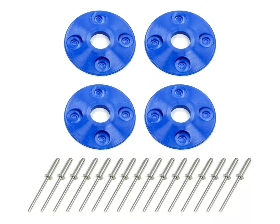 Dominator Race Body - Scuff Plate Plastic 4pk Blue