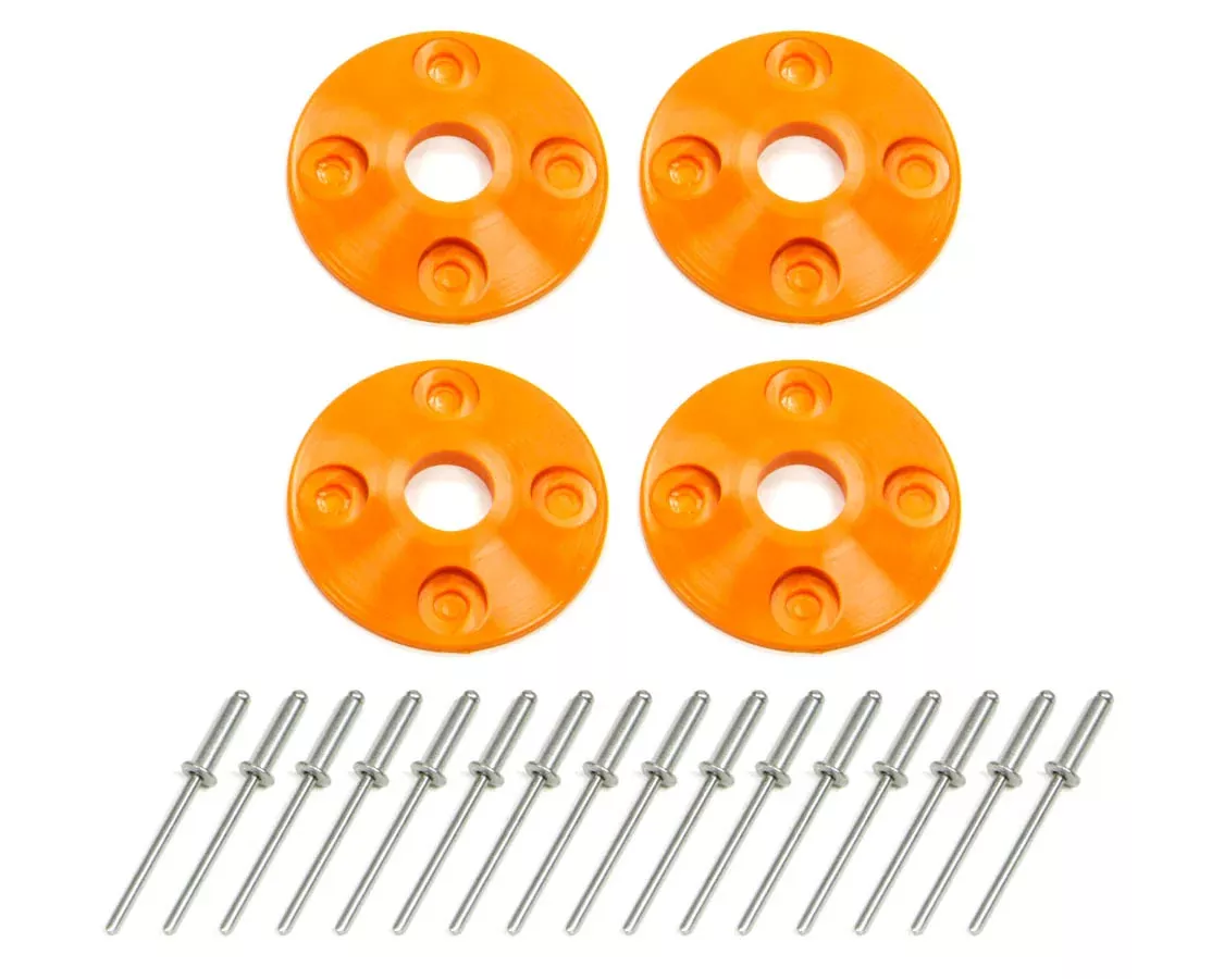 Dominator Race Body - Scuff Plate Plastic 4pk Orange
