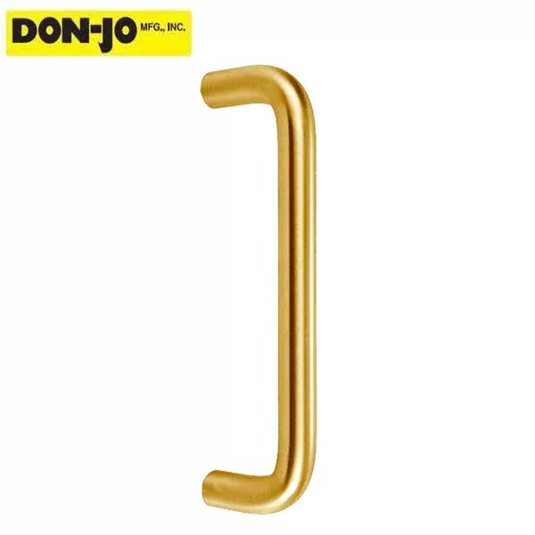 Don-Jo - 21 - Door Pull - 605 - Brass Finish - 12" CTC