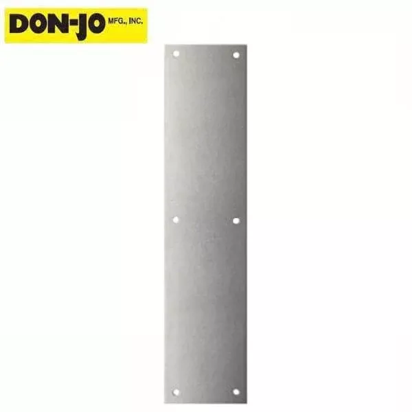 Don-Jo - 70 - Push Plate - 15" - 630 - Stainless Steel
