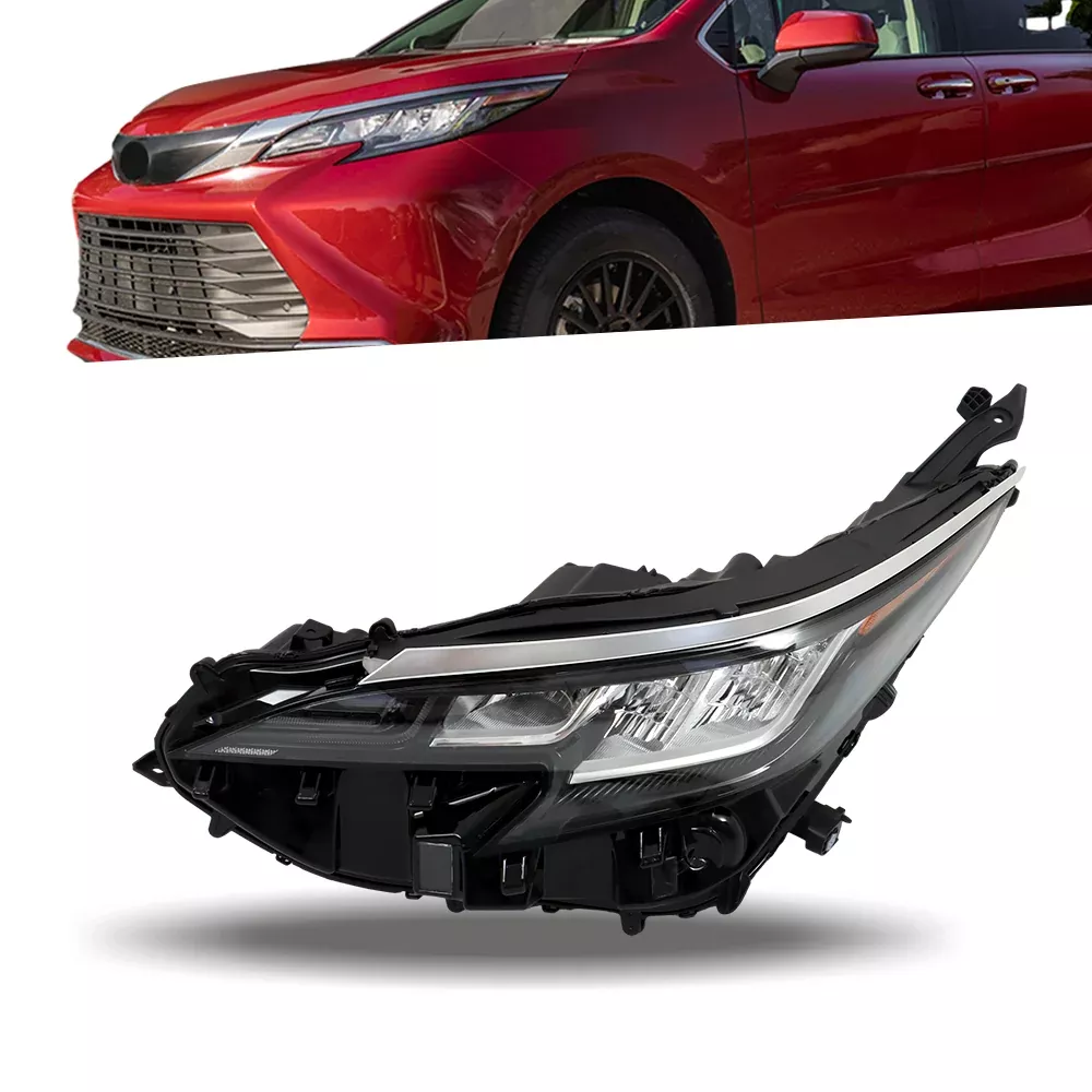 Driver Side Headlight Assembly Replacement for Sienna Le Xle 2021-2022 Left Side Headlamp 81150-08100