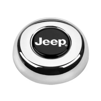 Grant - Chrome Horn Button-Jeep