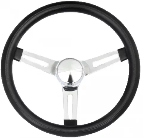 Grant - Classic Series Chrome Slotted Steering Wheel