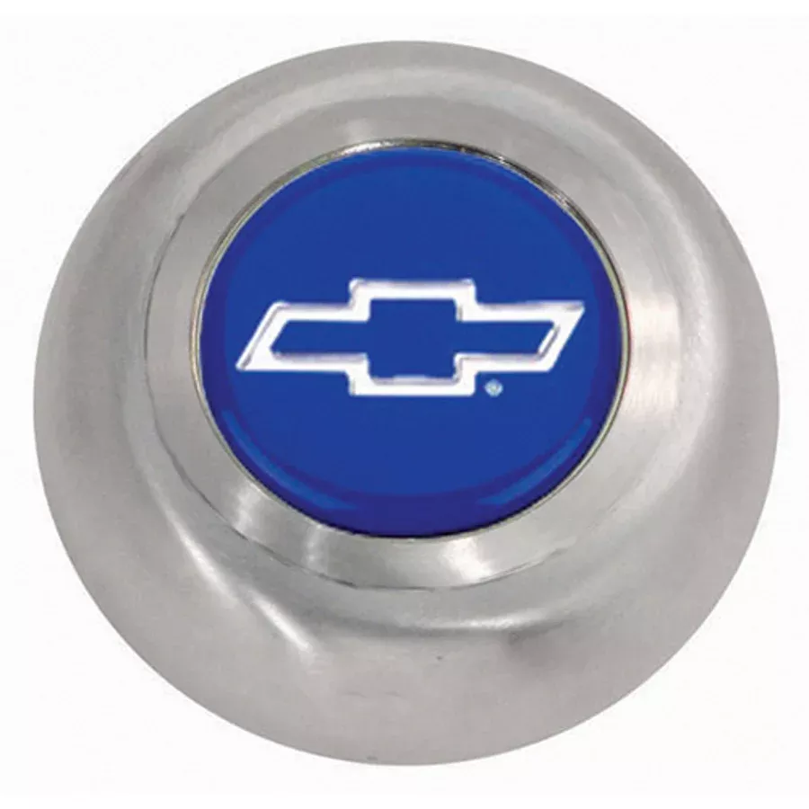 Grant - Stainless Steel Button - Blue Bowtie