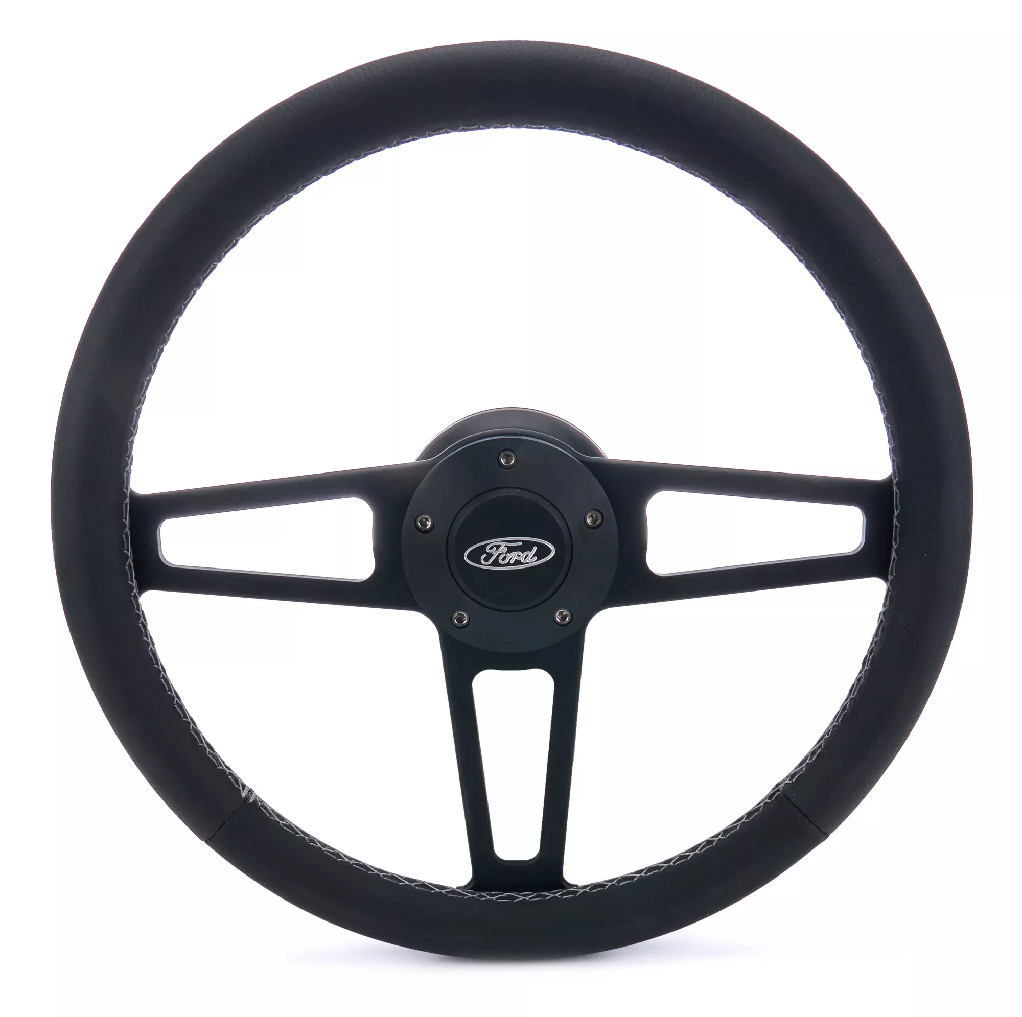 Grant - T Series Blk Wheel FORD Logo/Install Kit